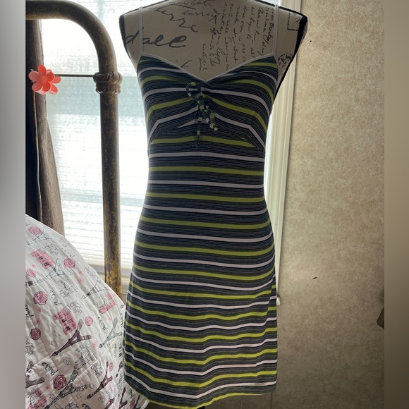 Vintage editor de corp. striped mini dress - Picture 3 of 10